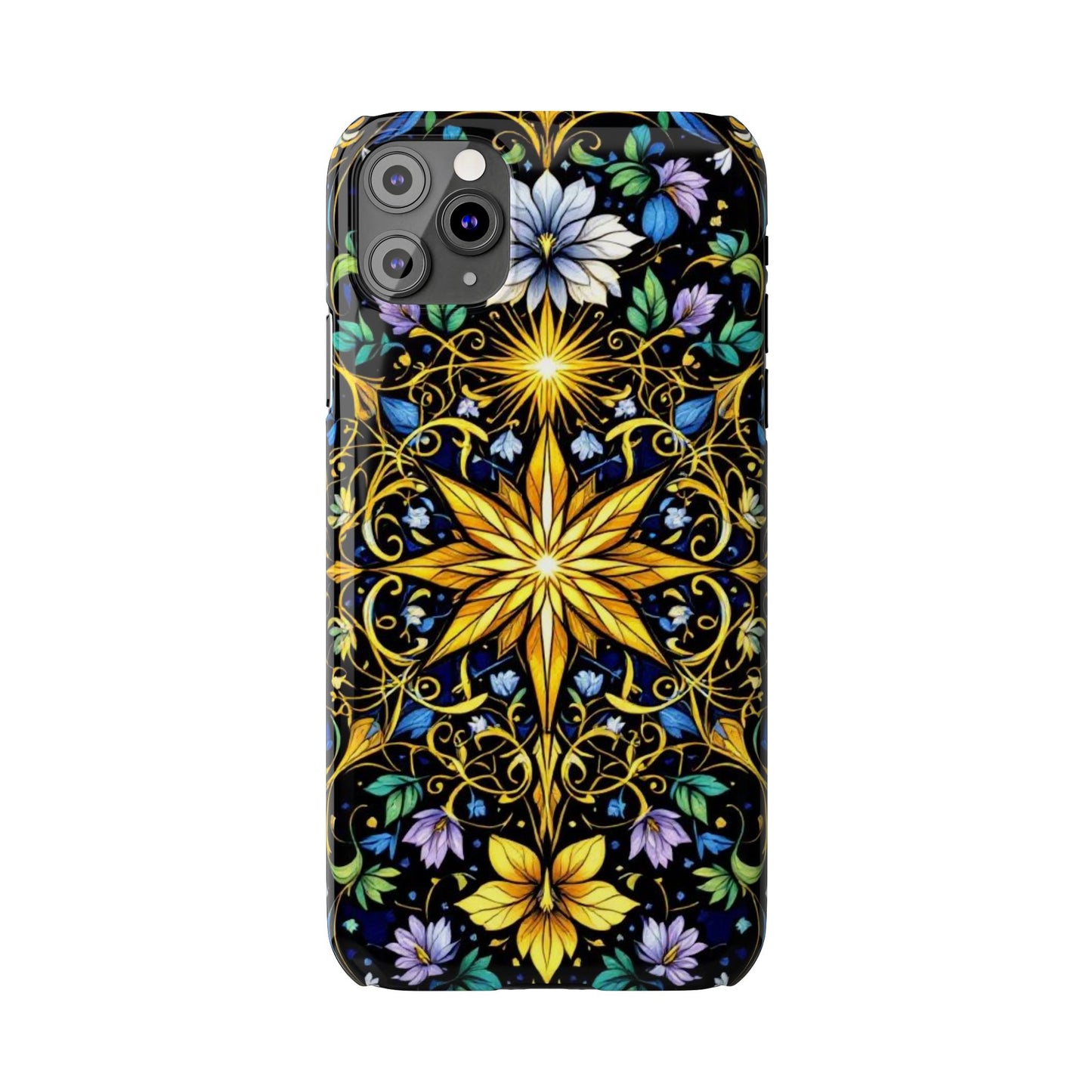 Elegant Floral Phone Case - Slim Phone Cases, Artistic Cases for Nature Lovers, Gift for Birthdays, Holidays, Spring Decor