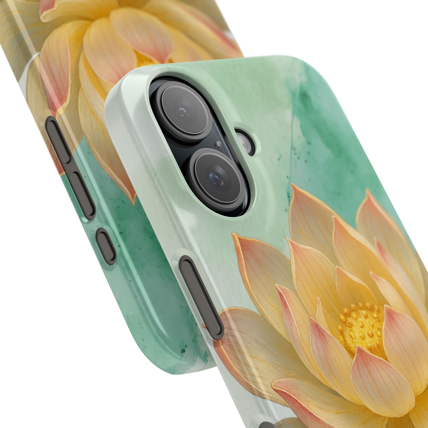 Lotus Blossom Slim Phone Cases, Floral Phone Covers, Nature-Inspired Accessories, Perfect Gift for Garden Lovers, Birthday Present