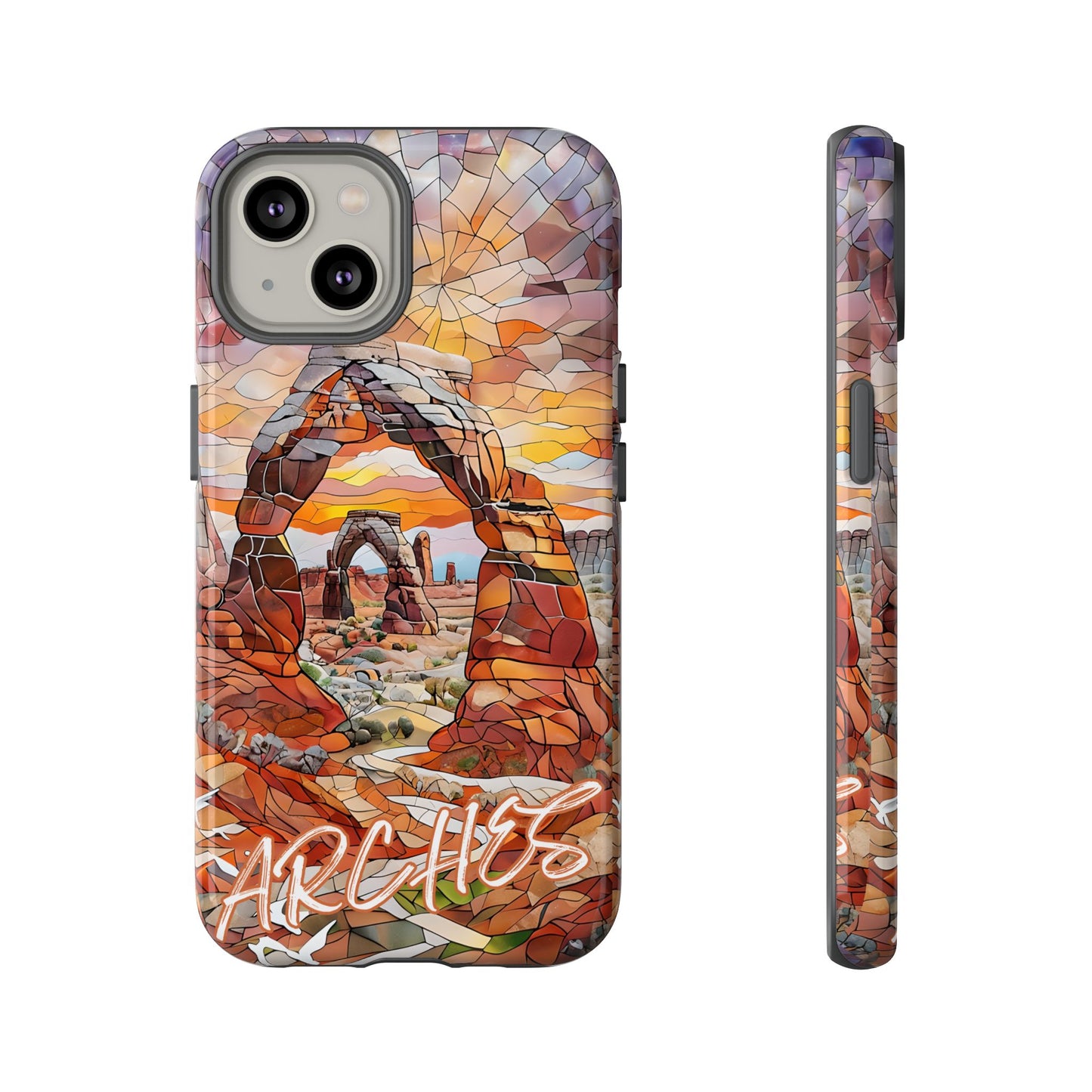 Arches National Park Utah Phone Case, Mosaic Phone Case, Mountain National Park Gift, Scenic CanyonsPhone Cover, Landscape Aesthetic Case