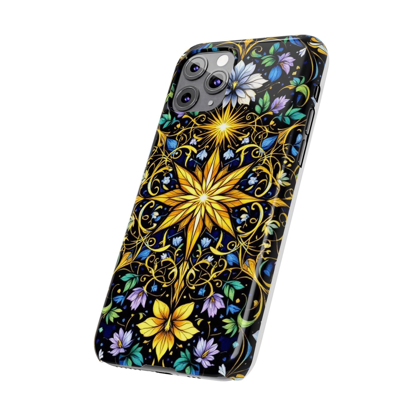 Elegant Floral Phone Case - Slim Phone Cases, Artistic Cases for Nature Lovers, Gift for Birthdays, Holidays, Spring Decor