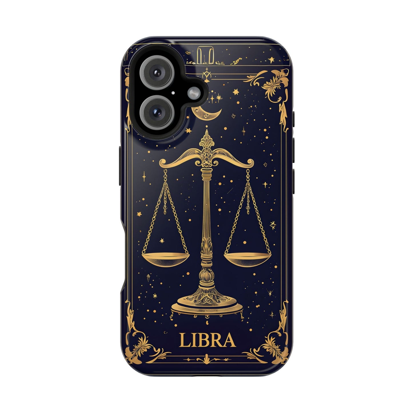 Libra Zodiac Magnetic Phone Case Astrology Gift for Her, Celestial Star Sign Cover, Birthday Gift, Compatible with iPhone 17, 16, 15, 14, 13