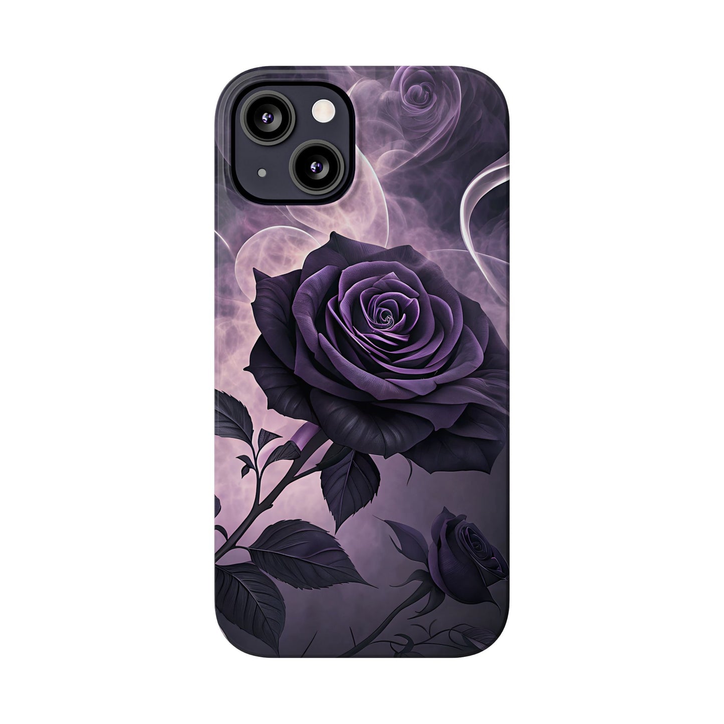 Elegant Purple Rose Phone Cases, Stylish Slim Cases for Flower Lovers, Floral Accessories, Birthday Gifts, Unique Phone Covers