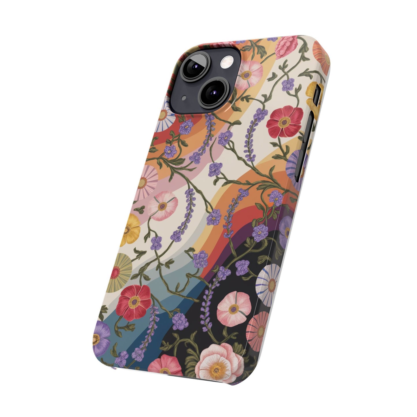 Floral Blossom Phone Case - Slim Case for Flower Lovers, Smartphone Cover, Gift for Her, Trendy Floral Design, Boho Chic Accessory