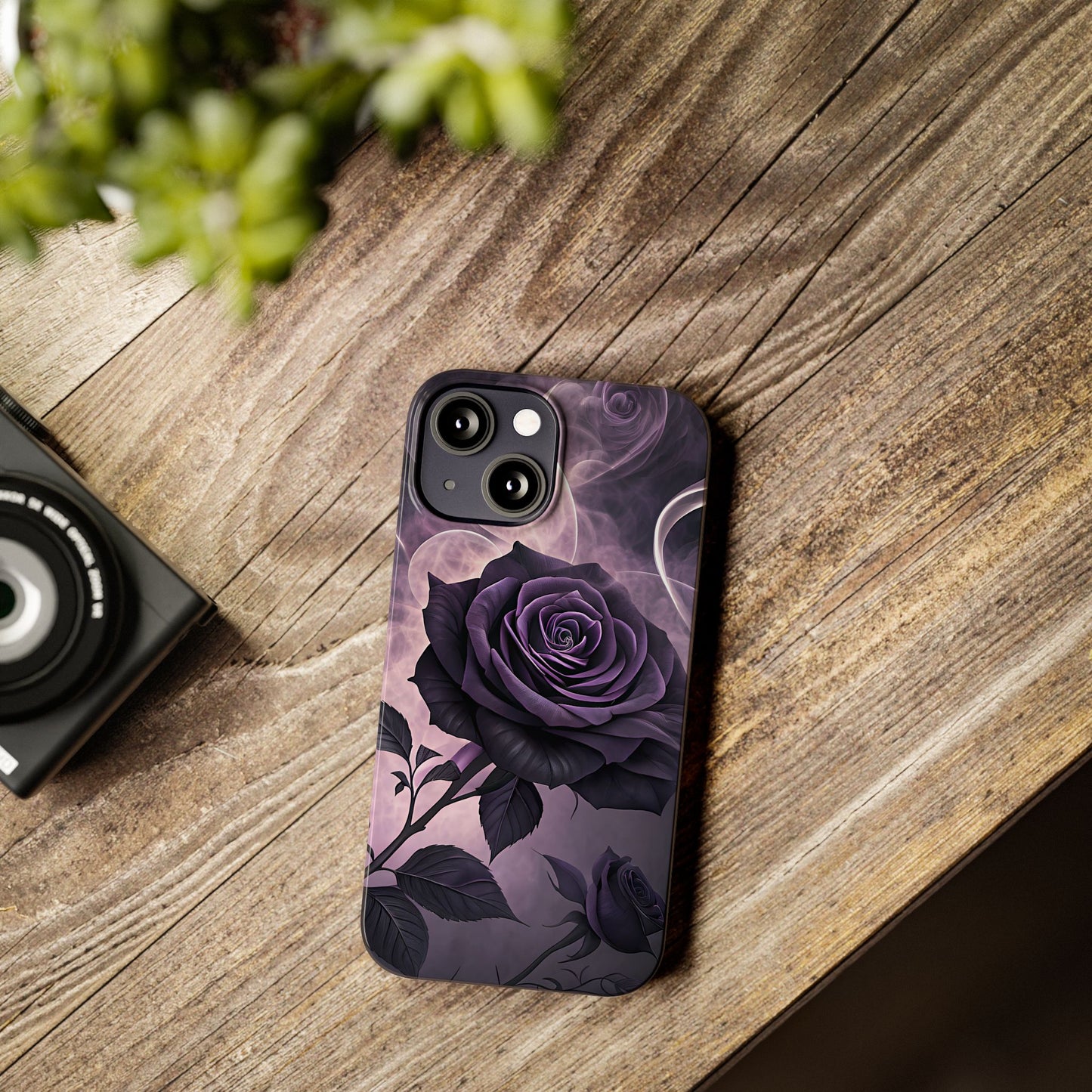 Elegant Purple Rose Phone Cases, Stylish Slim Cases for Flower Lovers, Floral Accessories, Birthday Gifts, Unique Phone Covers