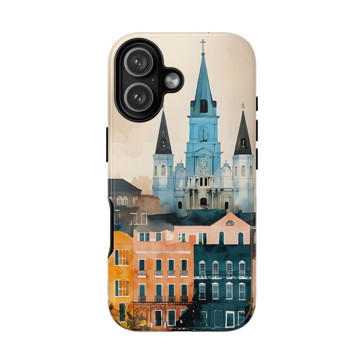 Cityscape Tough Phone Case, New Orleans Skyline, Compatible with iPhone 17, 16, 15, 14, 13, Galaxy, Google