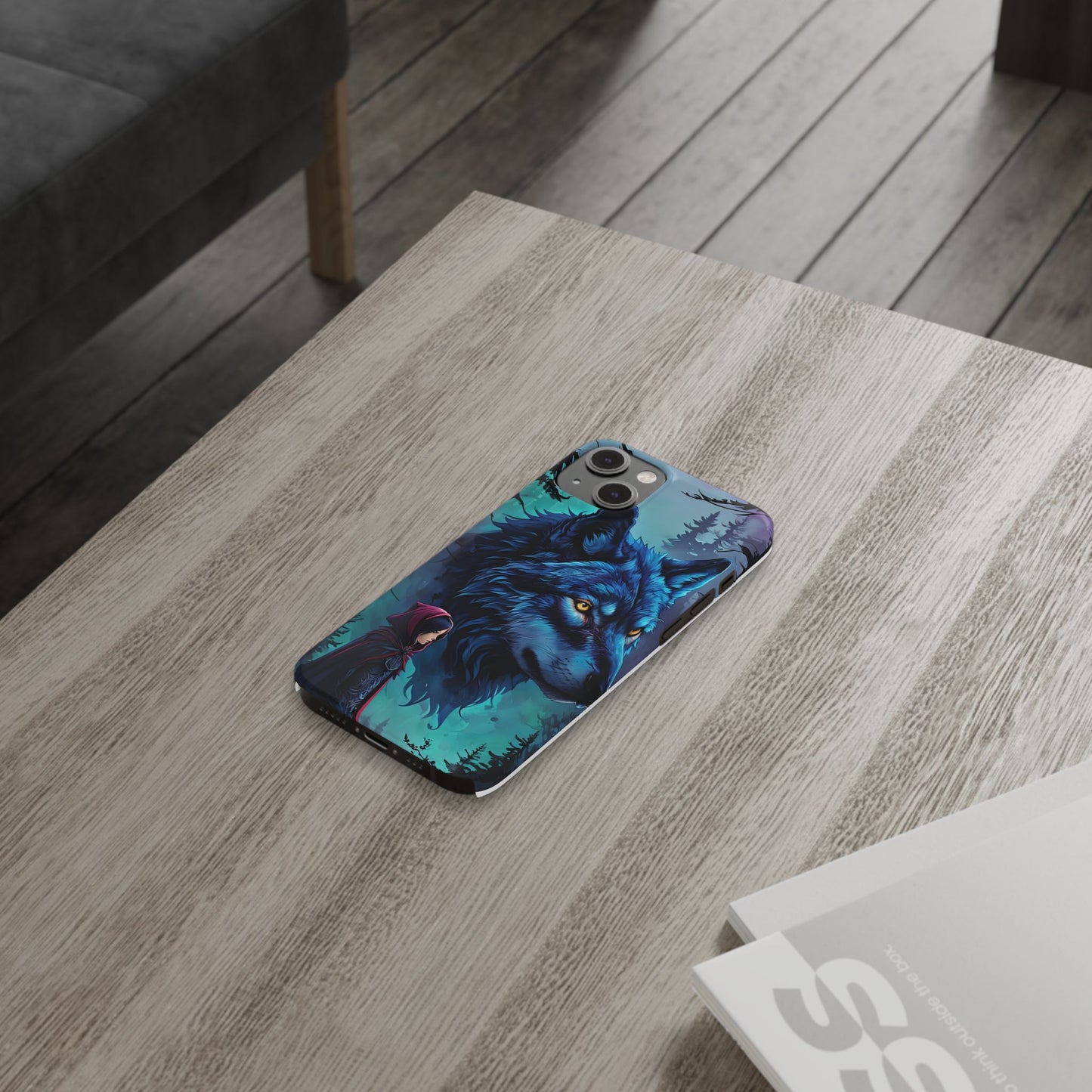 Enchanted Wolf Phone Case - Slim, Stylish Protection for Animal Lovers, Perfect for Gifts & Nature Enthusiasts, Unique Art Design