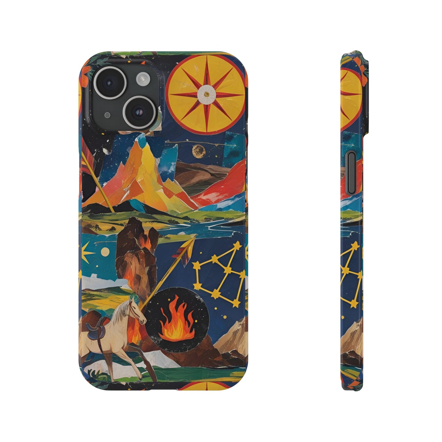 Sagittarius Zodiac Slim Phone Case, Astrology Gift for Her, Celestial Star Sign Cover, Birthday Gift, Compatible with iPhone 17, 16, 15, 14, 13, 12, 11
