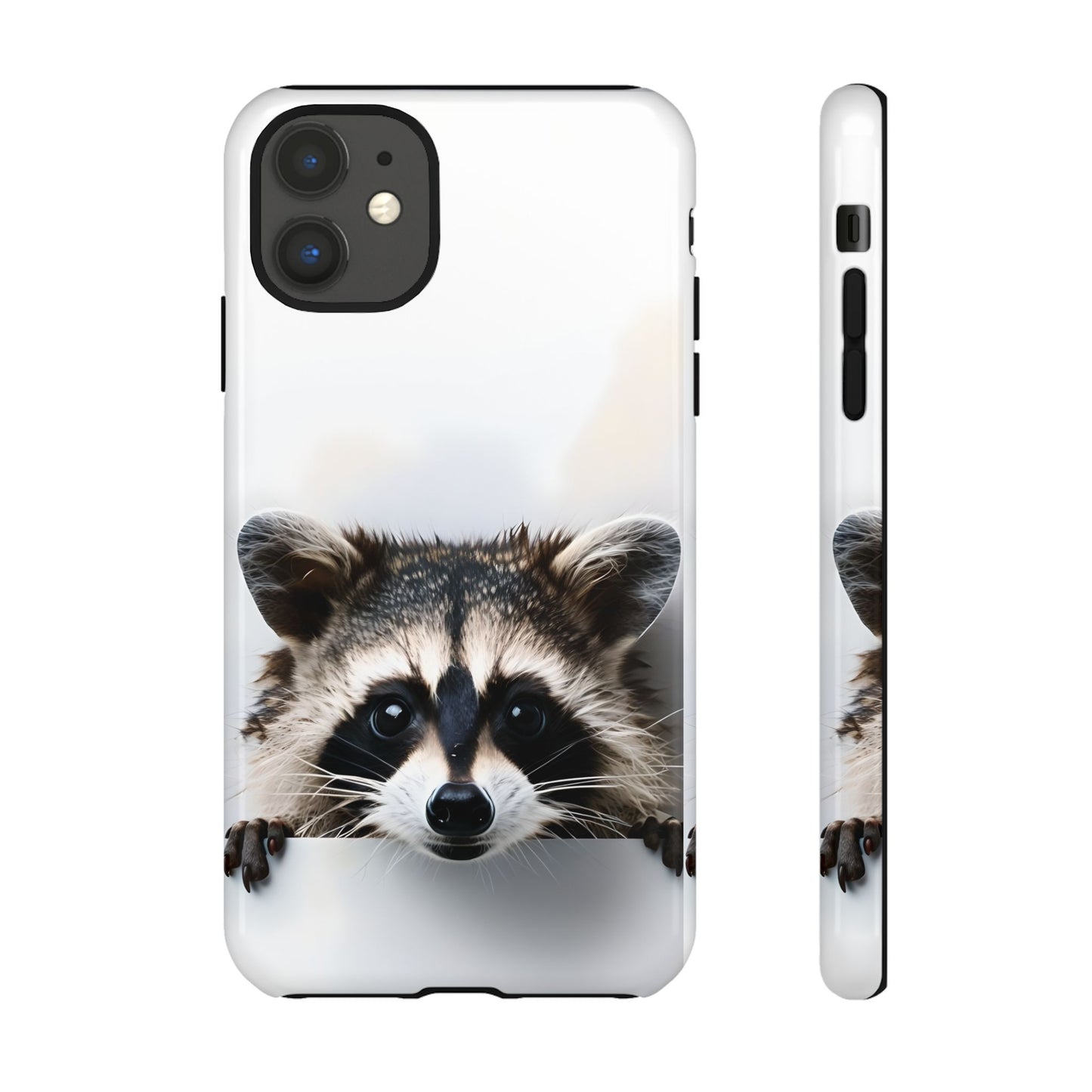Raccoon Phone Case - Cute Animal Lover Gift, Wildlife Nature Tough Phone Case, Compatible with iPhone, Galaxy, Google Phones