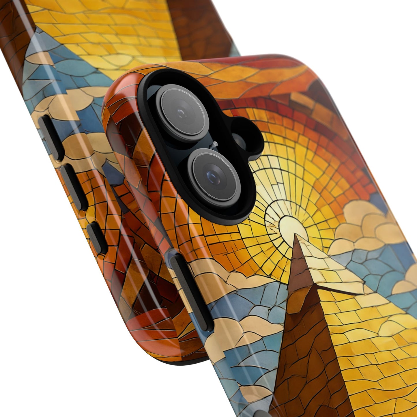 Great Pyramid of Giza Tough Phone Case - Ancient Egypt Aesthetic, World Wonder Art Design, Compatible with iPhone, Galaxy, and Google Phones