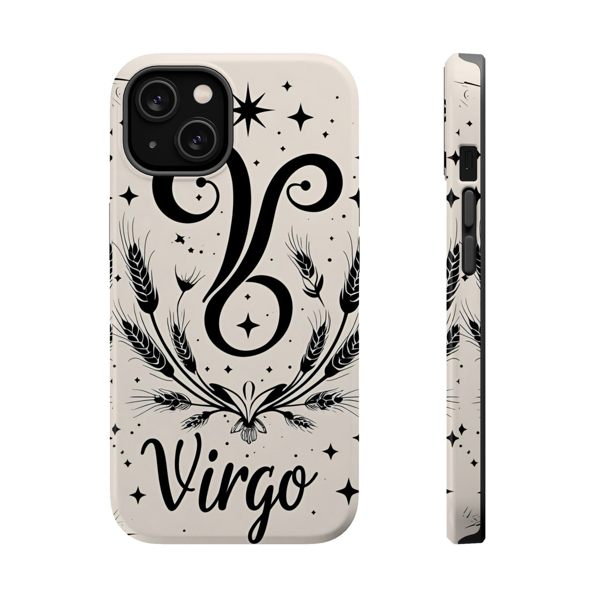 Virgo Zodiac Magnetic Phone Case, Astrology, Celestial Star Sign Cover, Compatible with iPhone 17, 16, 15, 14, 13