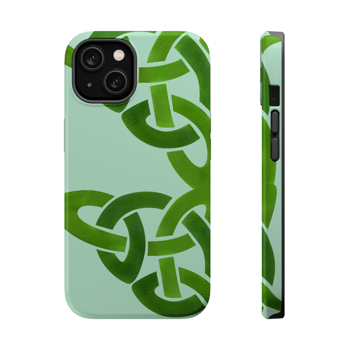 Celtic Knot Magnetic Phone Case, St. Patrick Design Phone Cover, Compatible with iPhone 17, 16, 15, 14, 13