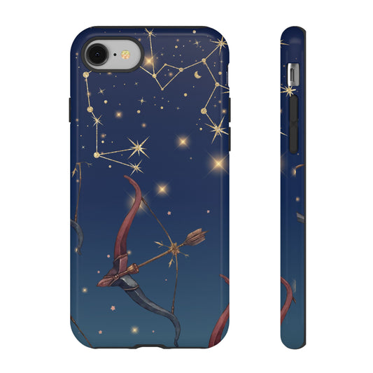 Sagittarius Zodiac Phone Case, Astrology Gift for Her, Celestial Star Sign Cover, Birthday Gift, Compatible with iPhone, Galaxy, Pixel