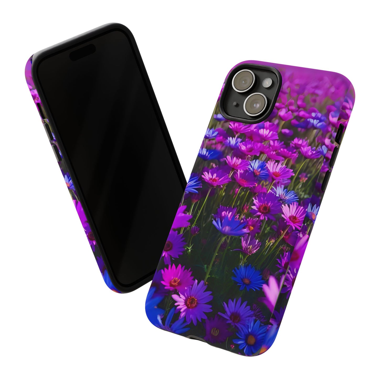 Wildflower Meadow Phone Case, Colorful Floral Garden Aesthetic, Vibrant Tough Phone Case, Compatible with iPhone, Galaxy, Google