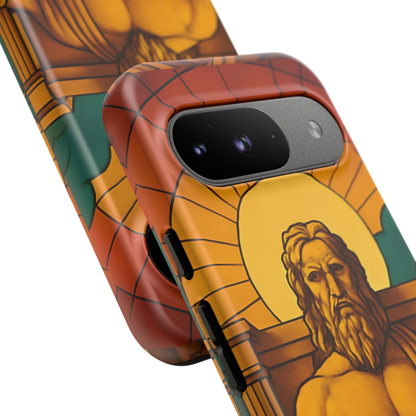 Olympia Zeus Statue Tough Phone Case - Classic Greek Art Design, Historic World Wonder Aesthetic, Compatible with iPhone, Galaxy, and Google
