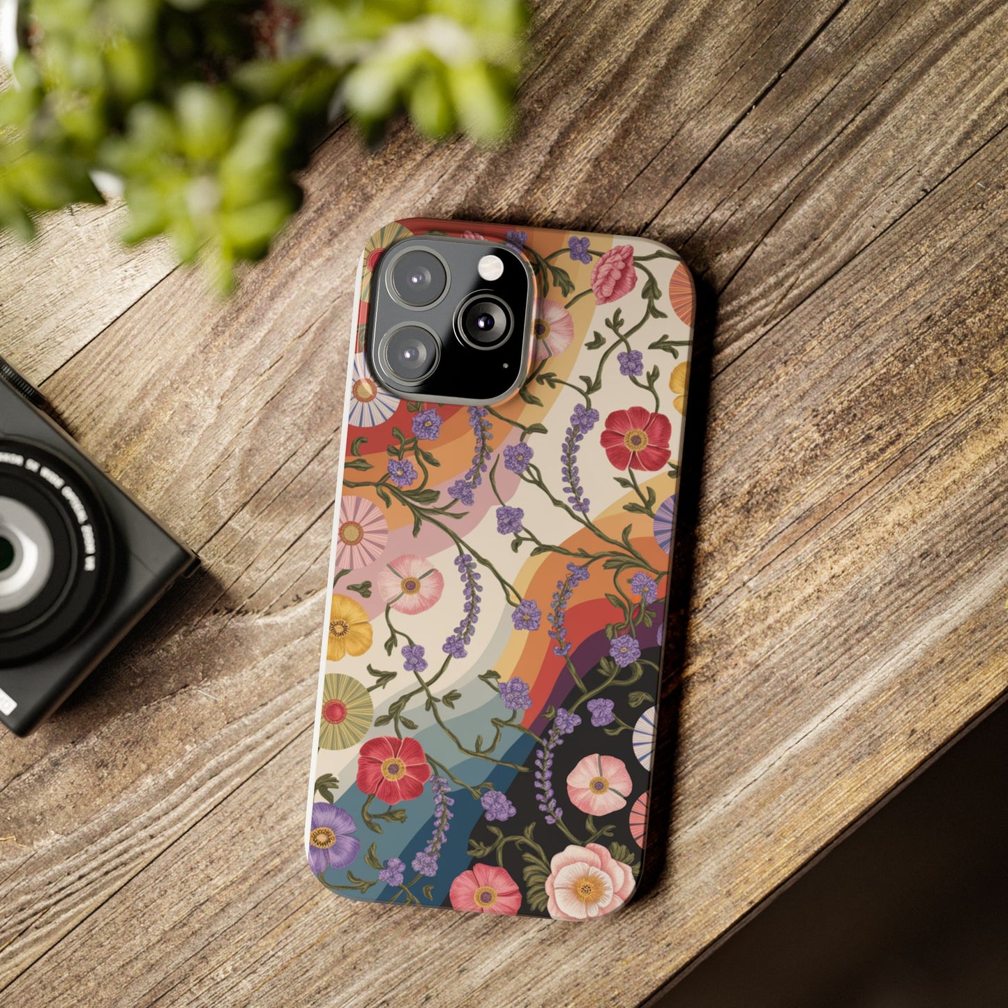 Floral Blossom Phone Case - Slim Case for Flower Lovers, Smartphone Cover, Gift for Her, Trendy Floral Design, Boho Chic Accessory