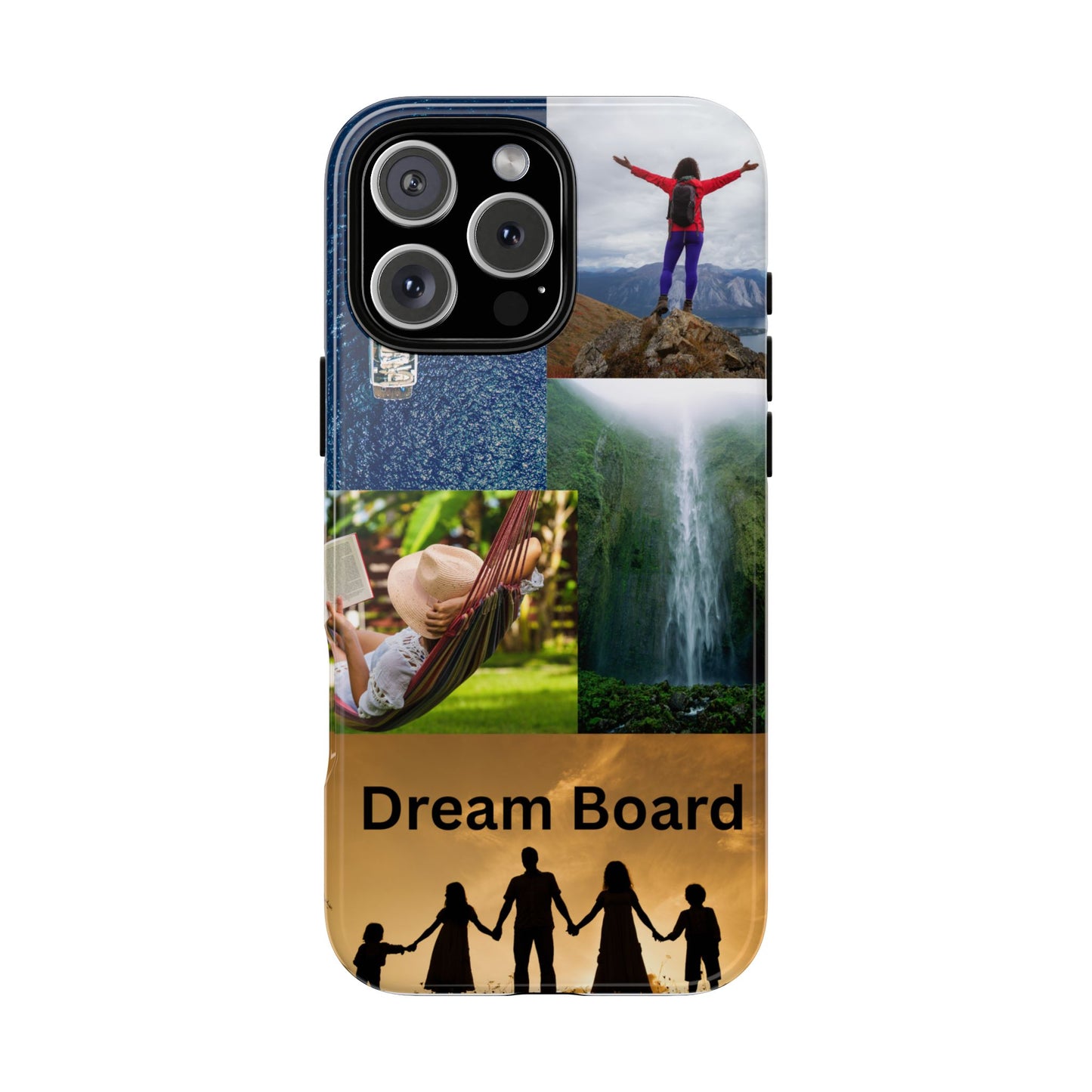 Dream Board Phone Case | Tough Cases for Adventure Seekers, Inspirational Phone Accessories, Custom Phone Covers, Unique Gift Ideas, [...]