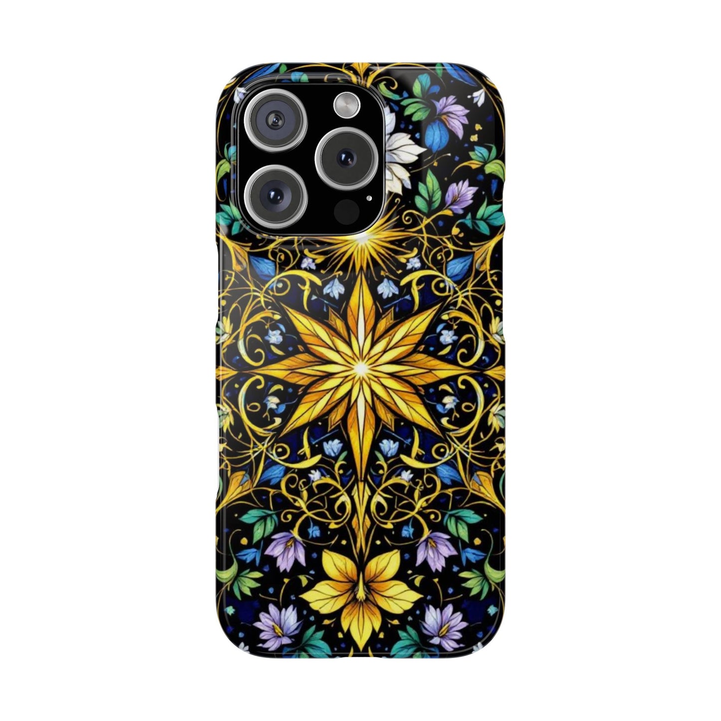 Elegant Floral Phone Case - Slim Phone Cases, Artistic Cases for Nature Lovers, Gift for Birthdays, Holidays, Spring Decor