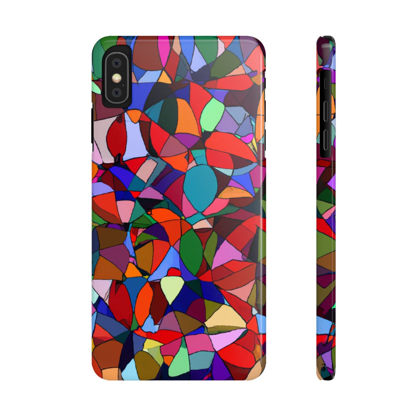Colorful Stained Glass Modern Abstract- Colorful Art, Stylish Accessory, Fun Gift, Unique Design, Phone Protection