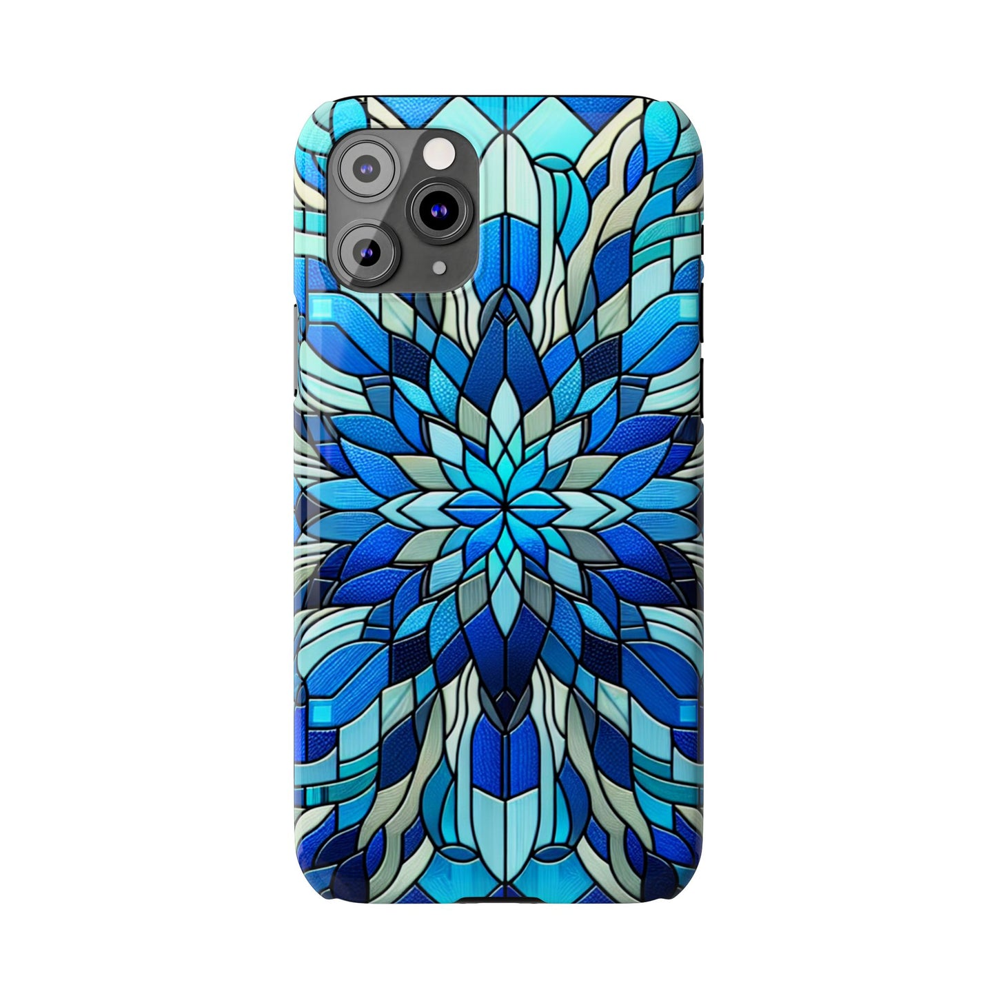 Vibrant Stained Glass Phone Cases - Artistic Cell Phone Cover, Unique Gift for Her, Phone Accessories, Holiday Present, Modern Decor