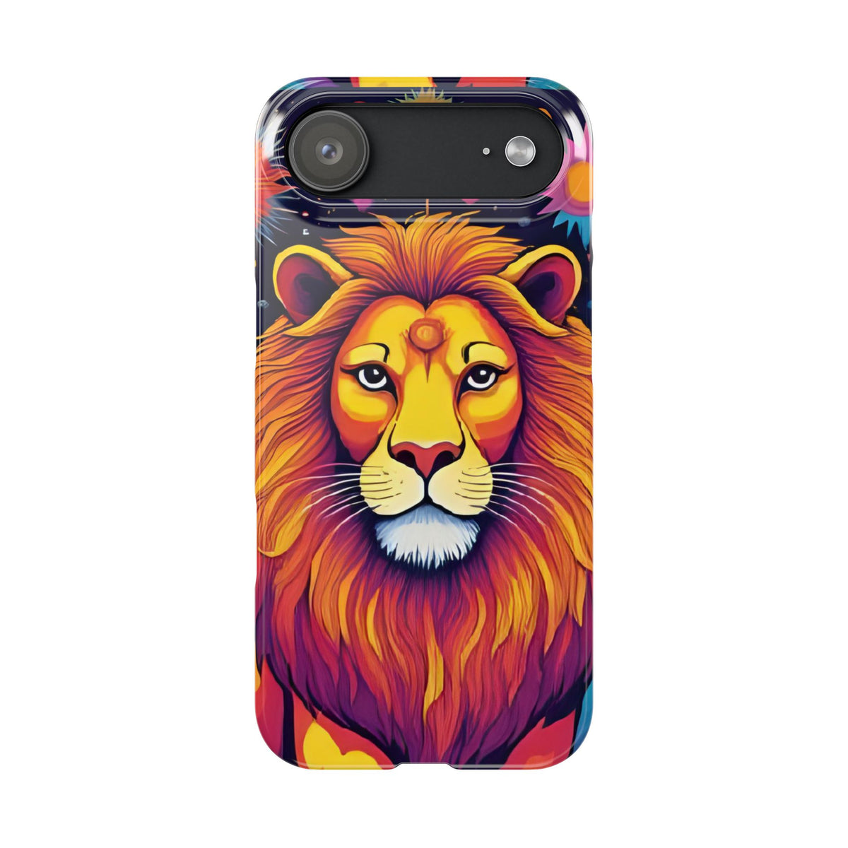 Leo Zodiac Slim Phone Case, Astrology Gift for Her, Celestial Star Sign Cover, Compatible with iPhone 17, 16, 15, 14, 13, 12, 11