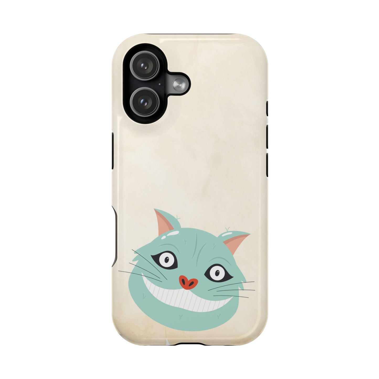 Alice in Wonderland Magnetic Phone Case, Cheshire Cat Phone Cover, Compatible with iPhone 17, 16, 15, 14, 13