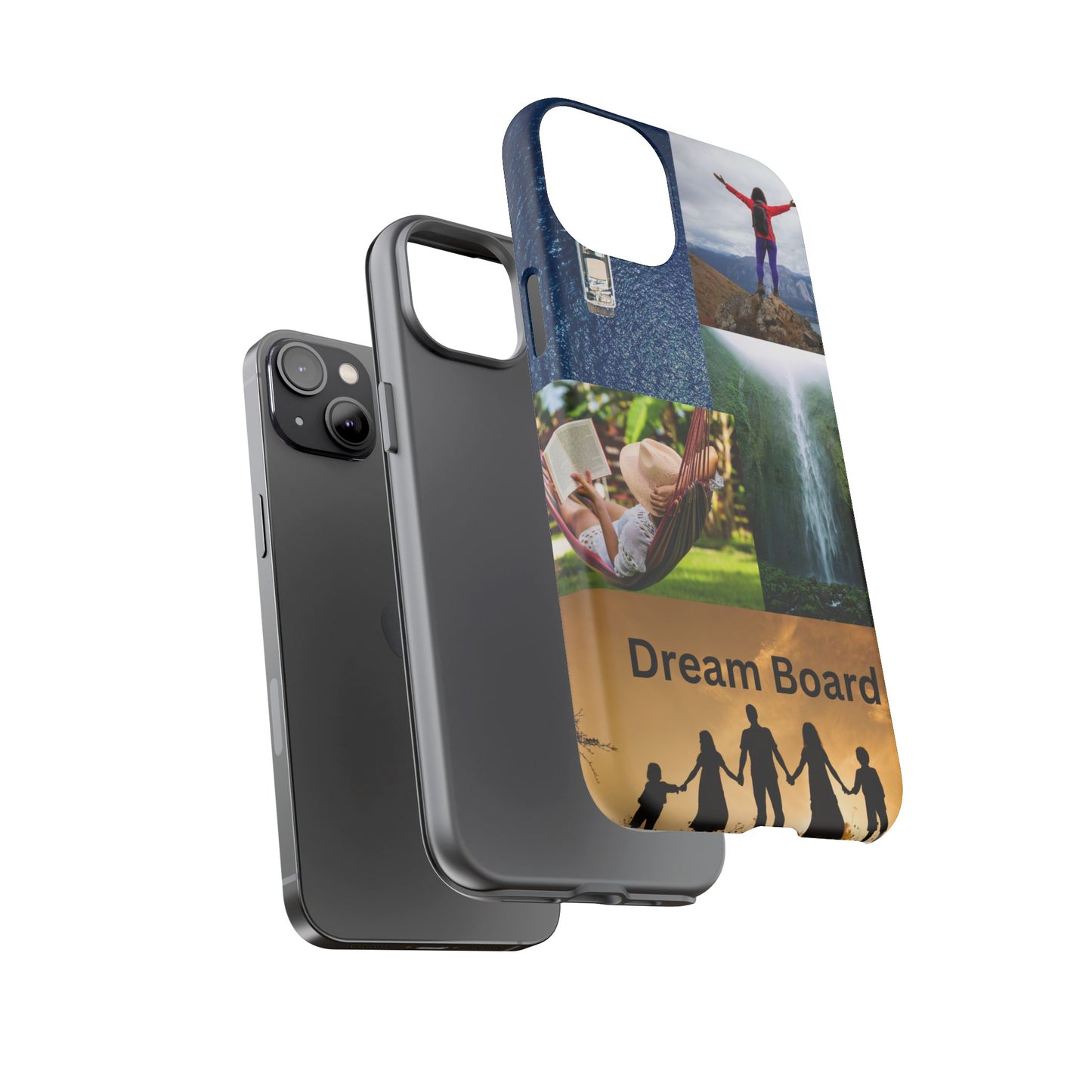 Dream Board Phone Case | Tough Cases for Adventure Seekers, Inspirational Phone Accessories, Custom Phone Covers, Unique Gift Ideas, [...]