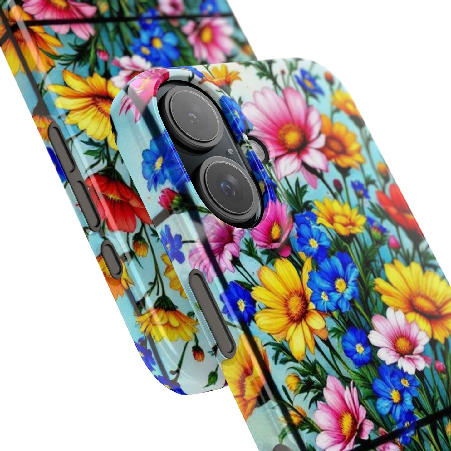 Vibrant Floral Slim Phone Cases | Cute Phone Cover Gifts for Nature Lovers, Spring Decor, Birthday or Holiday Gifts, Flower Design