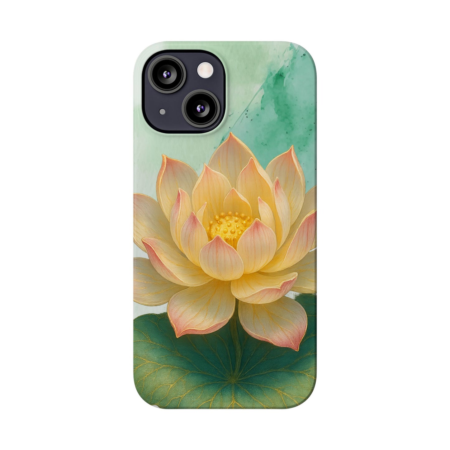 Lotus Blossom Slim Phone Cases, Floral Phone Covers, Nature-Inspired Accessories, Perfect Gift for Garden Lovers, Birthday Present