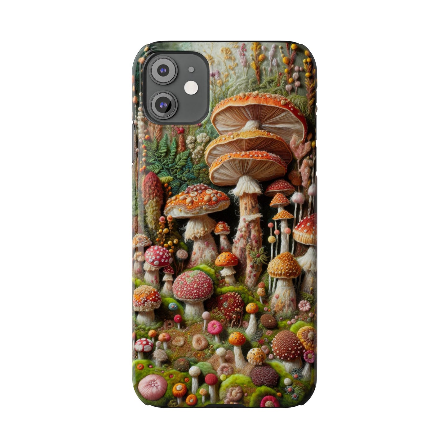 Whimsical Mushroom Slim Phone Cases - Fun, Nature-Inspired, Unique Accessories for Adorable Gift Ideas, Cute Phone Protection, [...]