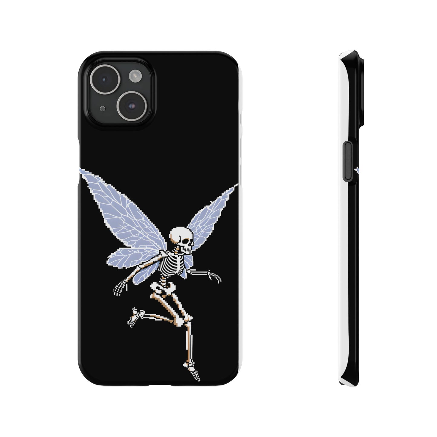 Halloween Slim Phone Case - Creepy Cute Aesthetic, Goth Coquette Spooky Style, Compatible with iPhone, Galaxy, and Google Phones