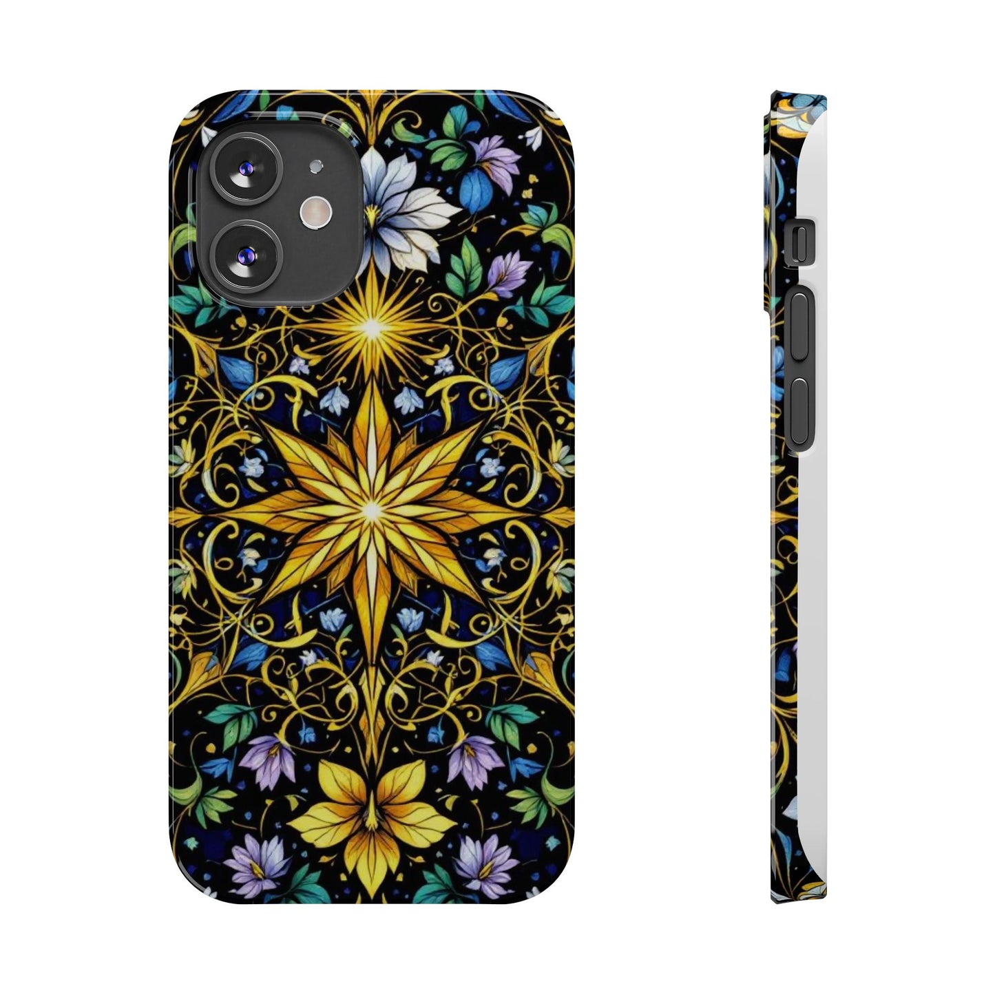 Elegant Floral Phone Case - Slim Phone Cases, Artistic Cases for Nature Lovers, Gift for Birthdays, Holidays, Spring Decor