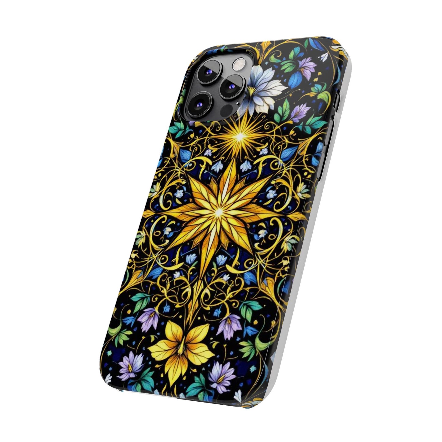 Elegant Floral Phone Case - Slim Phone Cases, Artistic Cases for Nature Lovers, Gift for Birthdays, Holidays, Spring Decor