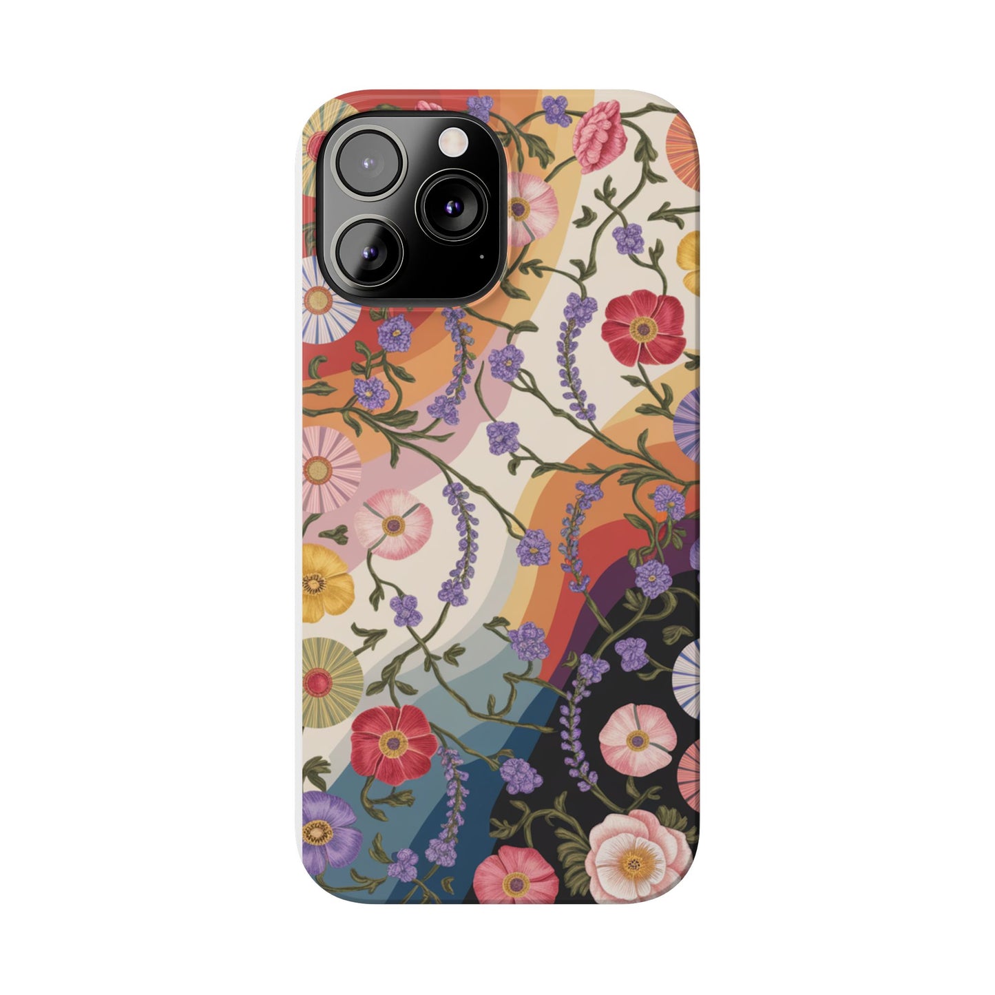Floral Blossom Phone Case - Slim Case for Flower Lovers, Smartphone Cover, Gift for Her, Trendy Floral Design, Boho Chic Accessory