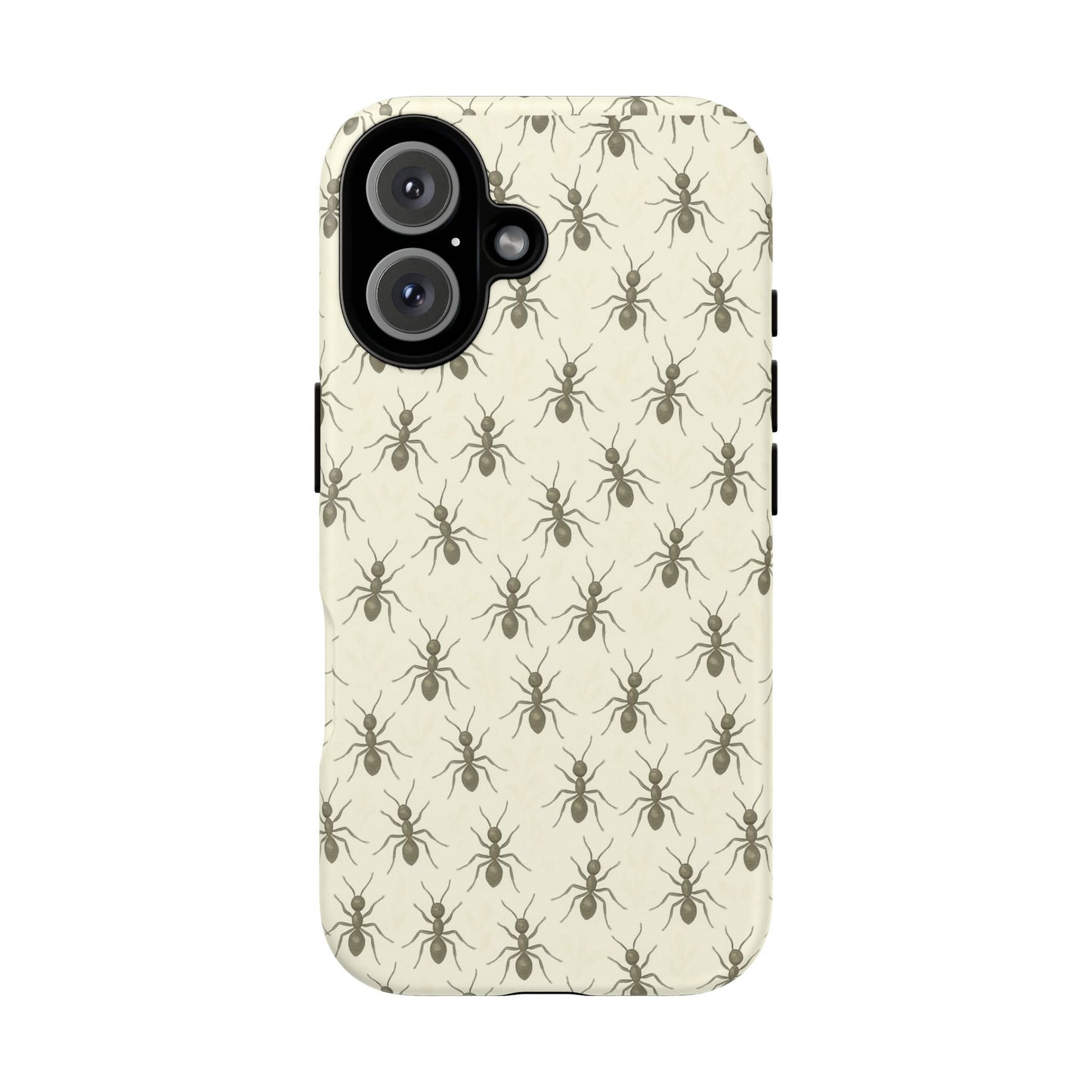 Marching Ant Pattern Tough Phone Case - Realistic Insect Art, Minimalist Nature Aesthetic, Compatible with iPhone, Galaxy, and Google Phones