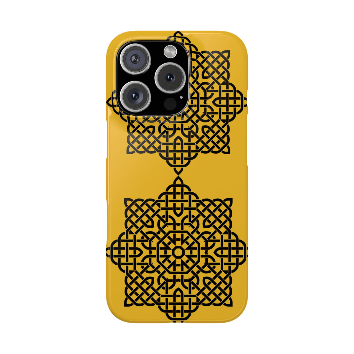 Celtic Knot Slim Phone Case, St. Patrick Design Phone Cover, Irish Heritage Design Compatible with iPhone 17, 16, 15, 14, 13, 12, 11