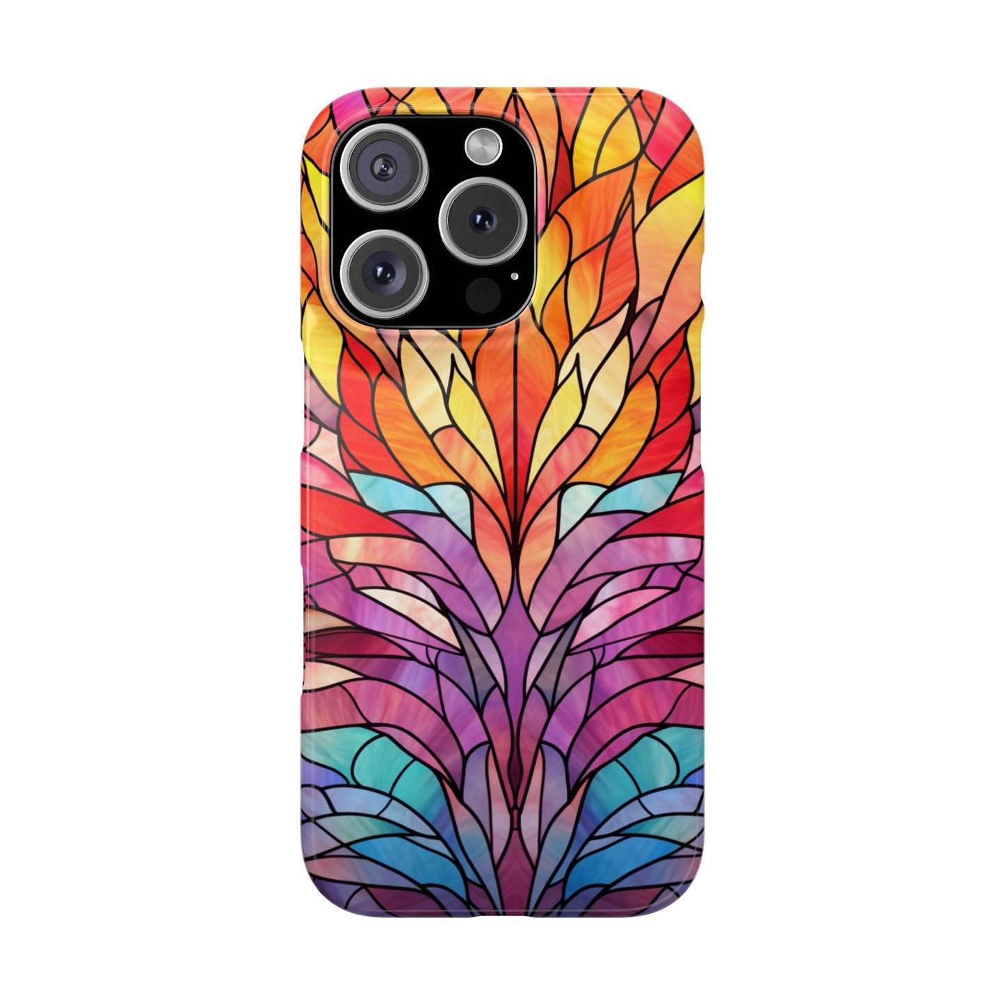 Vibrant Floral Slim Phone Cases, Colorful Smartphone Cover, Artistic Phone Skin, Unique Gift for Her, Nature-Inspired Accessory