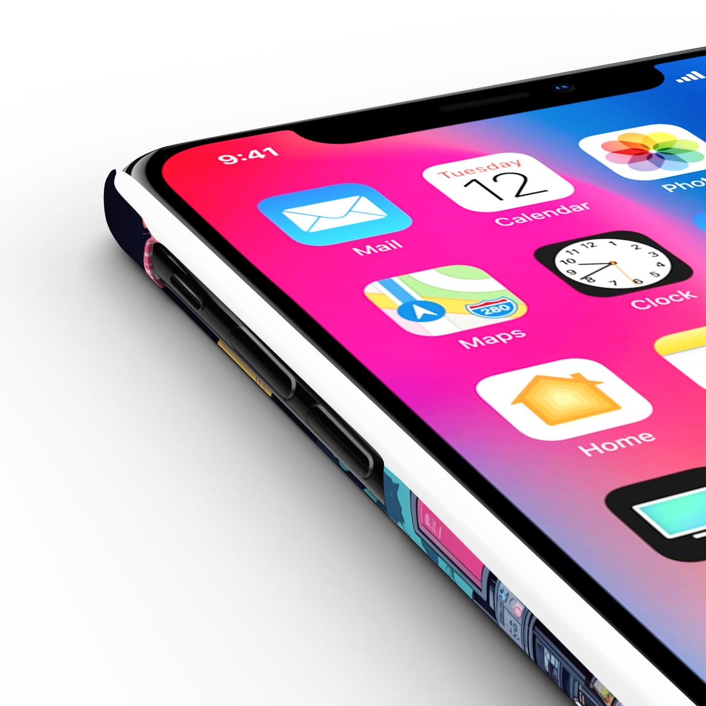 Y2K Anime Girl Slim Phone Case, Kawaii Vaporwave Style, Cute Maximalist Aesthetic, Anime Design, Slim Protection, Aesthetic Accessory