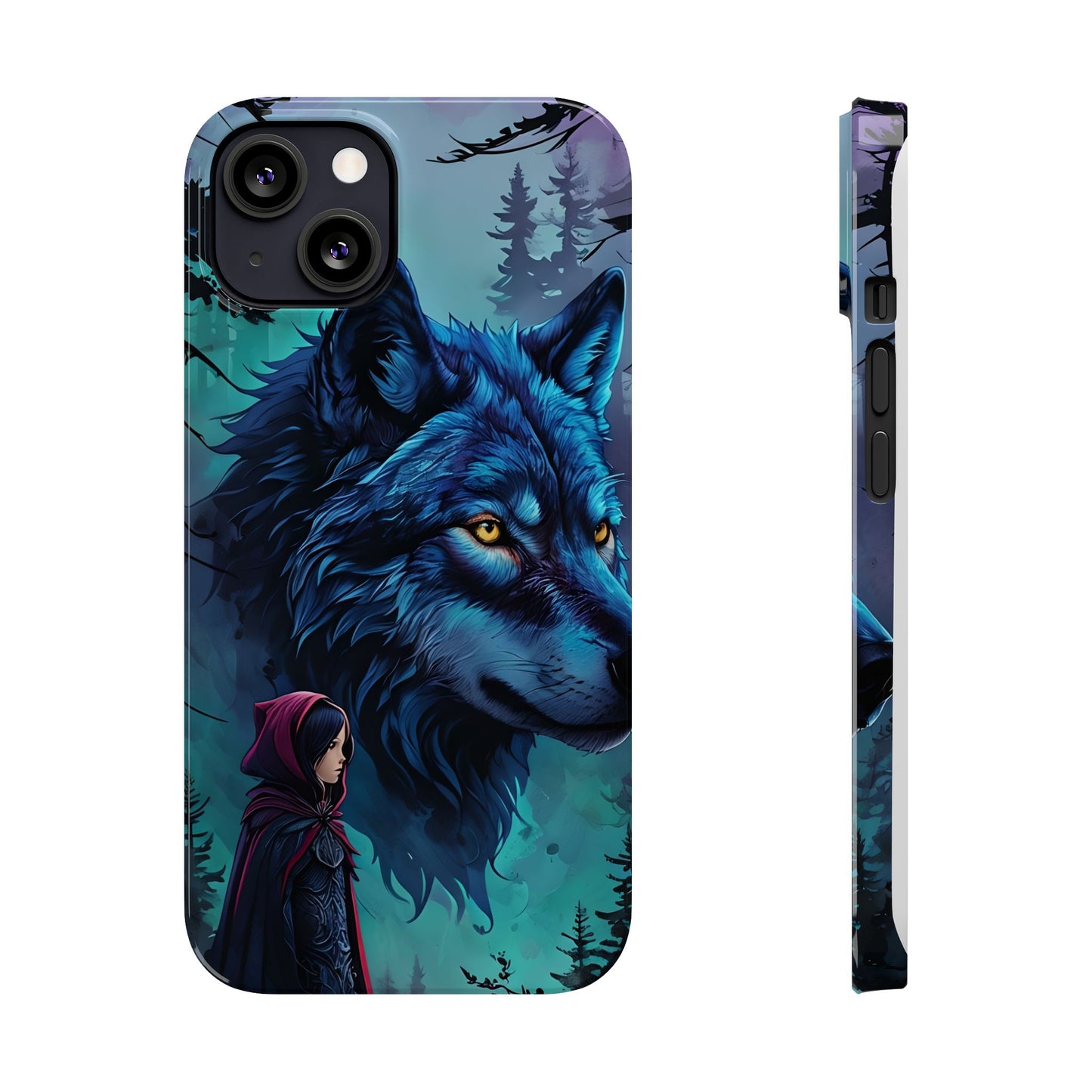 Enchanted Wolf Phone Case - Slim, Stylish Protection for Animal Lovers, Perfect for Gifts & Nature Enthusiasts, Unique Art Design