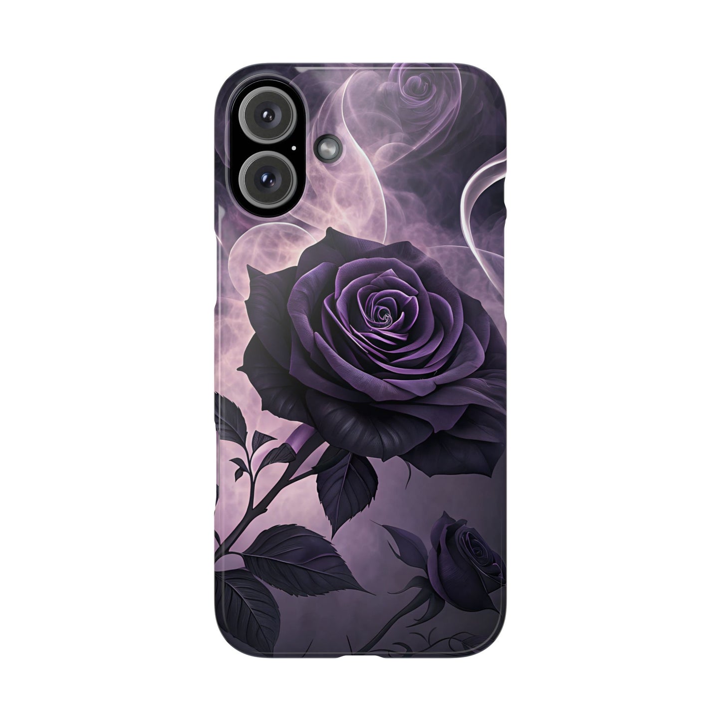 Elegant Purple Rose Phone Cases, Stylish Slim Cases for Flower Lovers, Floral Accessories, Birthday Gifts, Unique Phone Covers