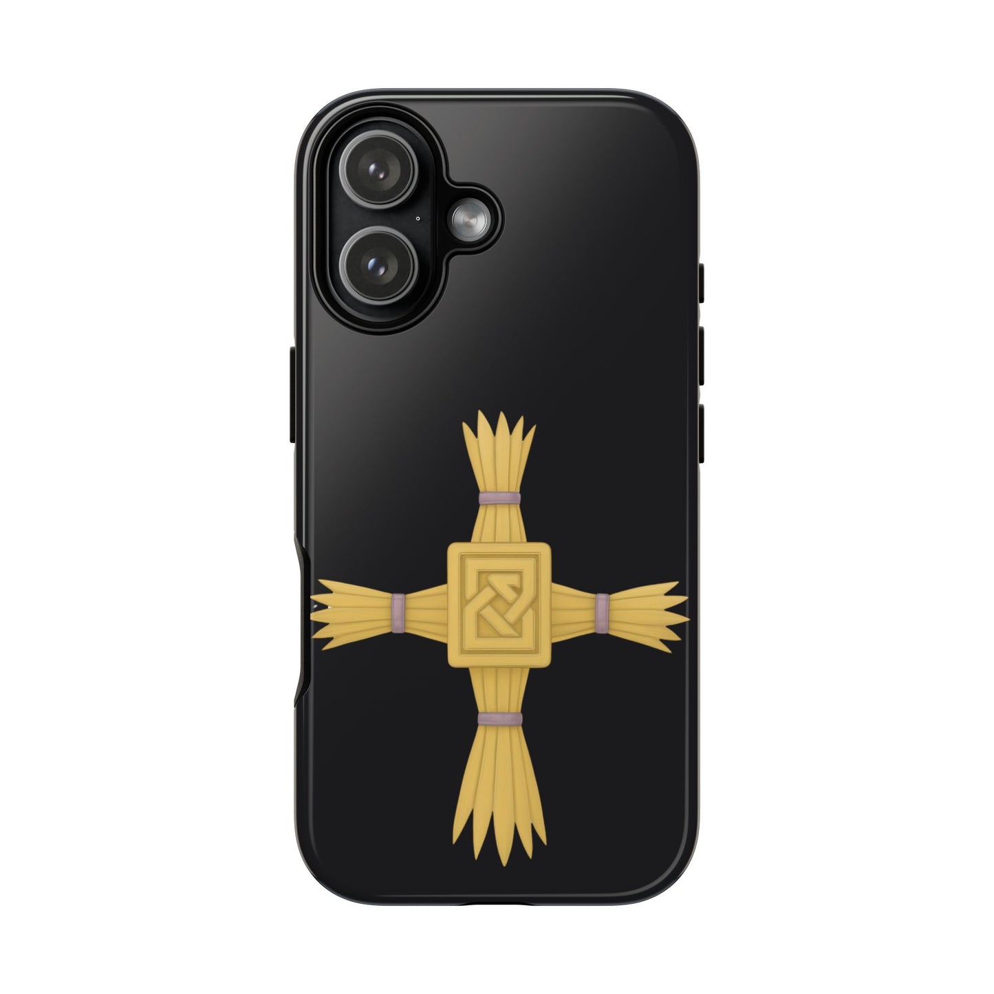 Brigid’s Cross Tough Phone Case Irish Celtic Protection Symbol Gold St Brigid Sacred Woven Cross iPhone Samsung Galaxy