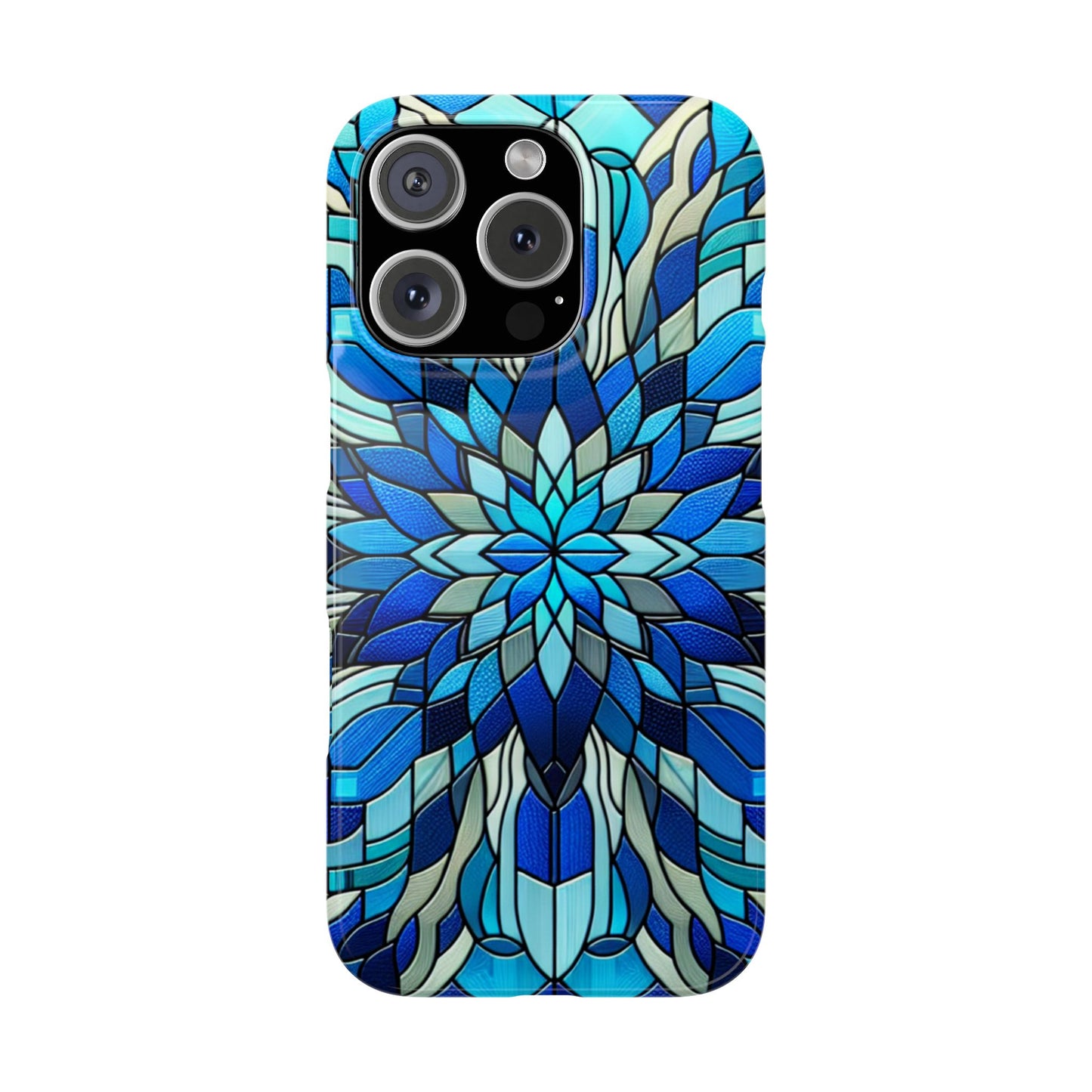 Vibrant Stained Glass Phone Cases - Artistic Cell Phone Cover, Unique Gift for Her, Phone Accessories, Holiday Present, Modern Decor