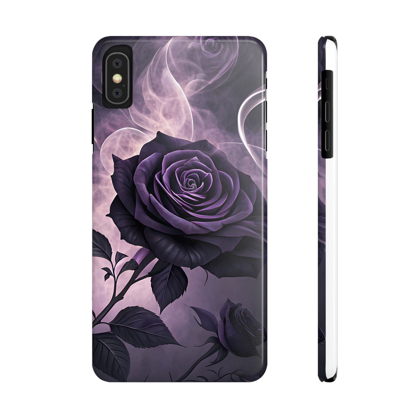 Elegant Purple Rose Phone Cases, Stylish Slim Cases for Flower Lovers, Floral Accessories, Birthday Gifts, Unique Phone Covers