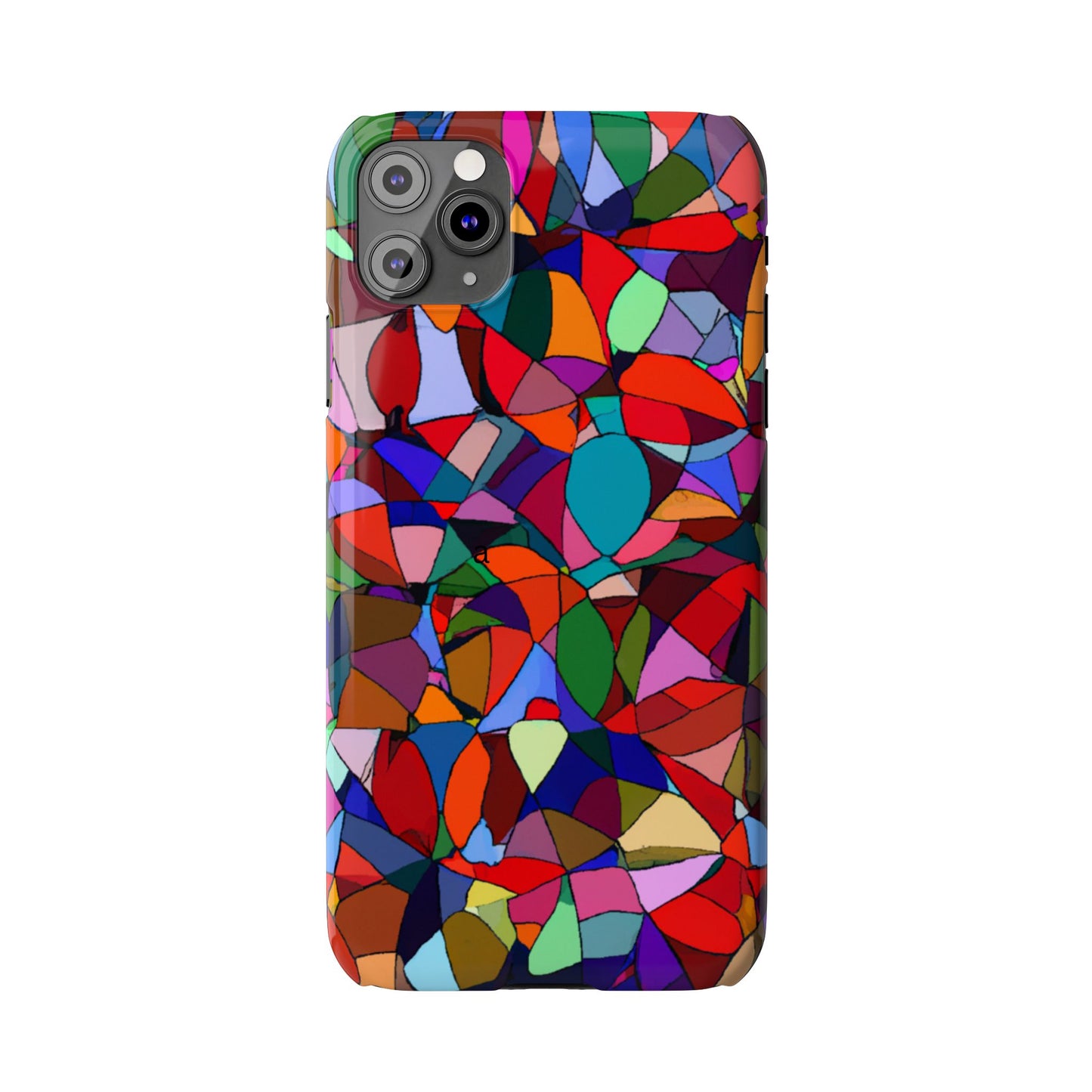 Colorful Stained Glass Modern Abstract- Colorful Art, Stylish Accessory, Fun Gift, Unique Design, Phone Protection