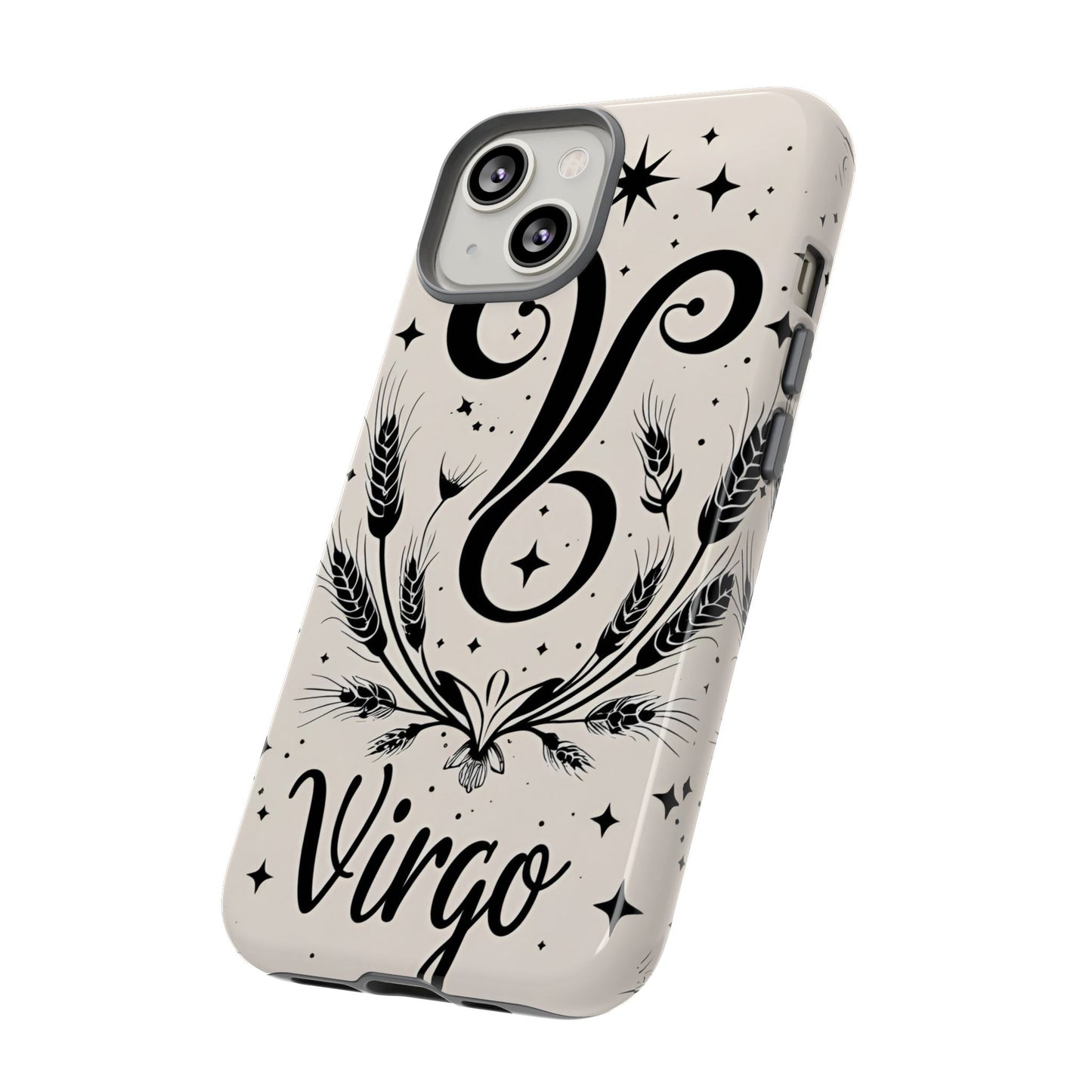 Virgo Zodiac Tough Phone Case, Astrology, Celestial Star Sign Cover, Compatible with iPhone, Galaxy, Pixel