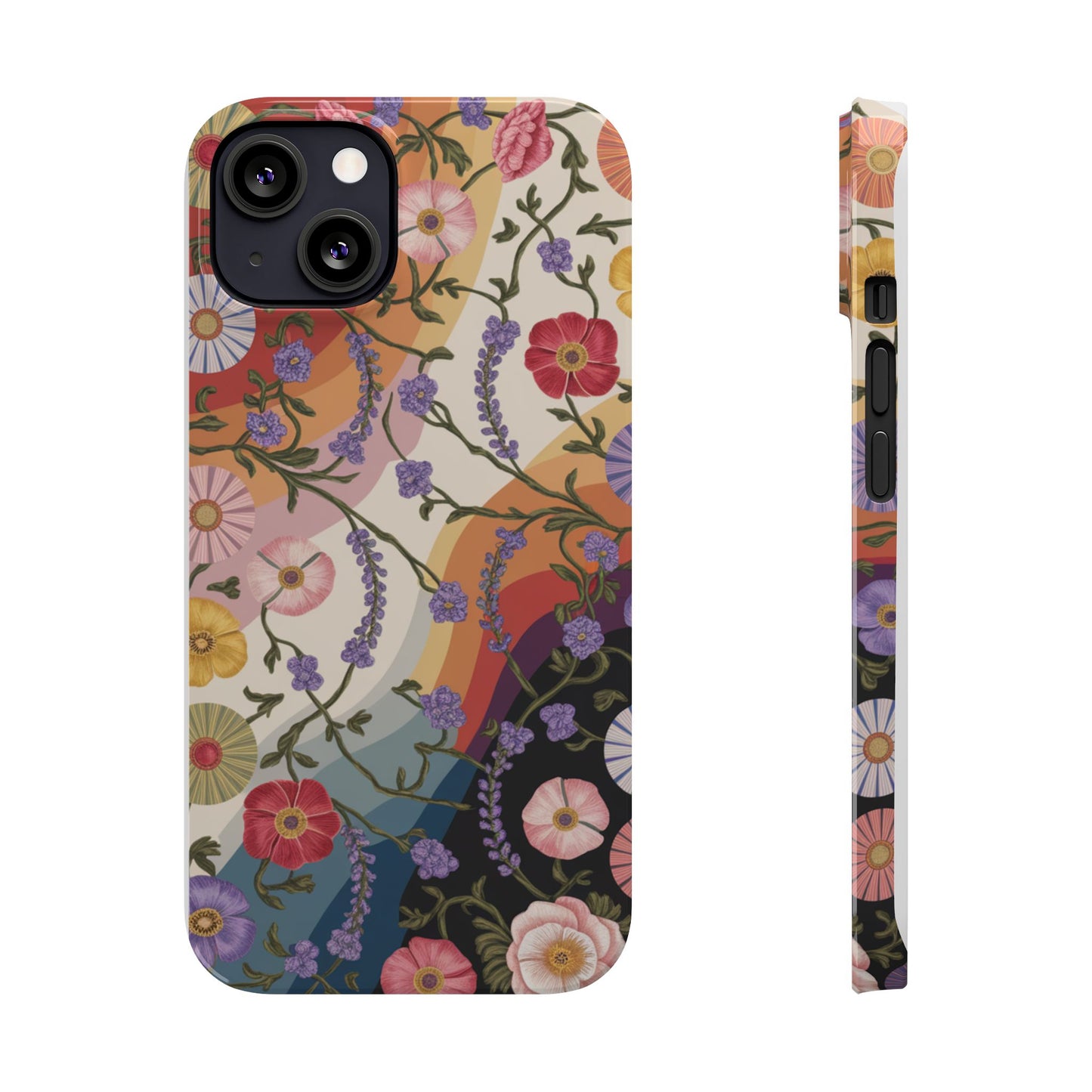 Floral Blossom Phone Case - Slim Case for Flower Lovers, Smartphone Cover, Gift for Her, Trendy Floral Design, Boho Chic Accessory