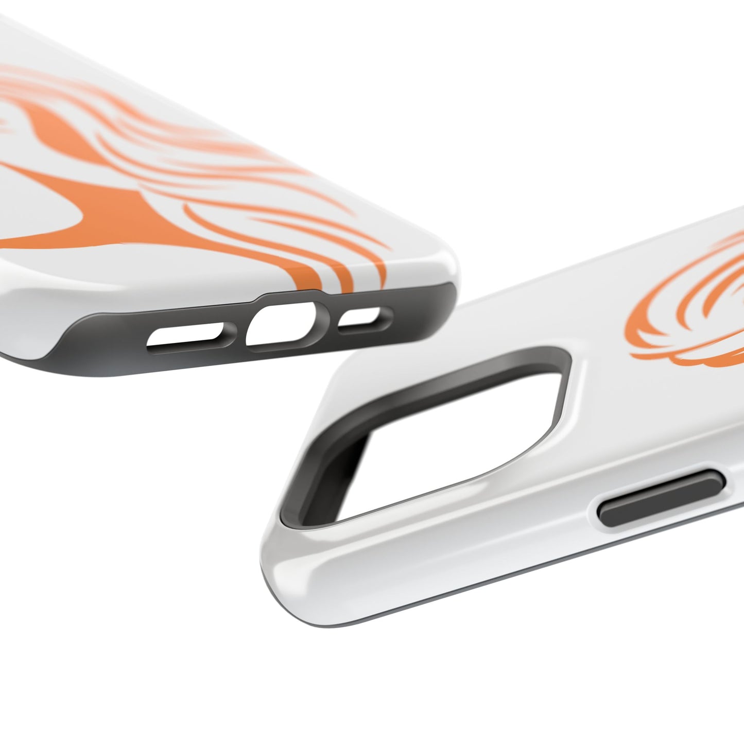 Ginger Irish Woman Magnetic Phone Case, St Patricks Day Redhead Art, Feminine Celtic Line Art, Irish Pride Gift Compatible with iPhone