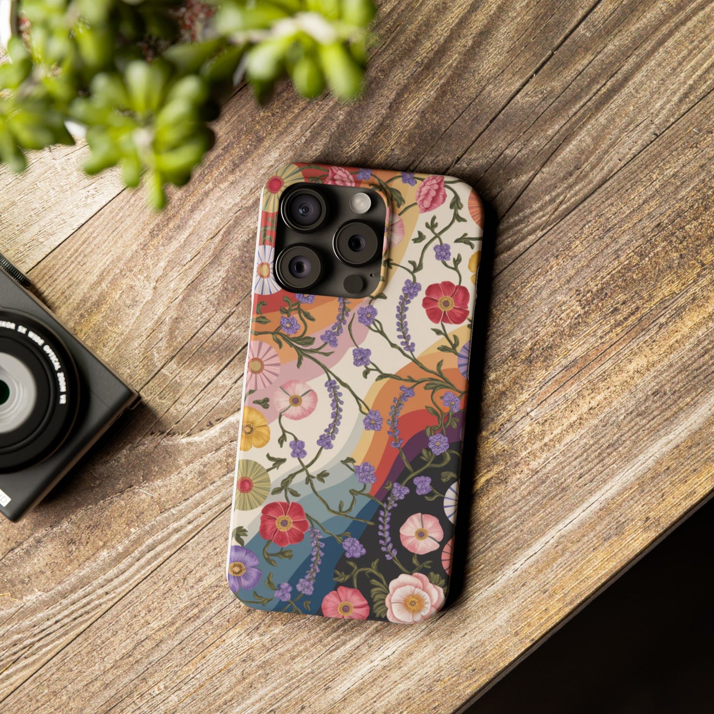 Floral Blossom Phone Case - Slim Case for Flower Lovers, Smartphone Cover, Gift for Her, Trendy Floral Design, Boho Chic Accessory