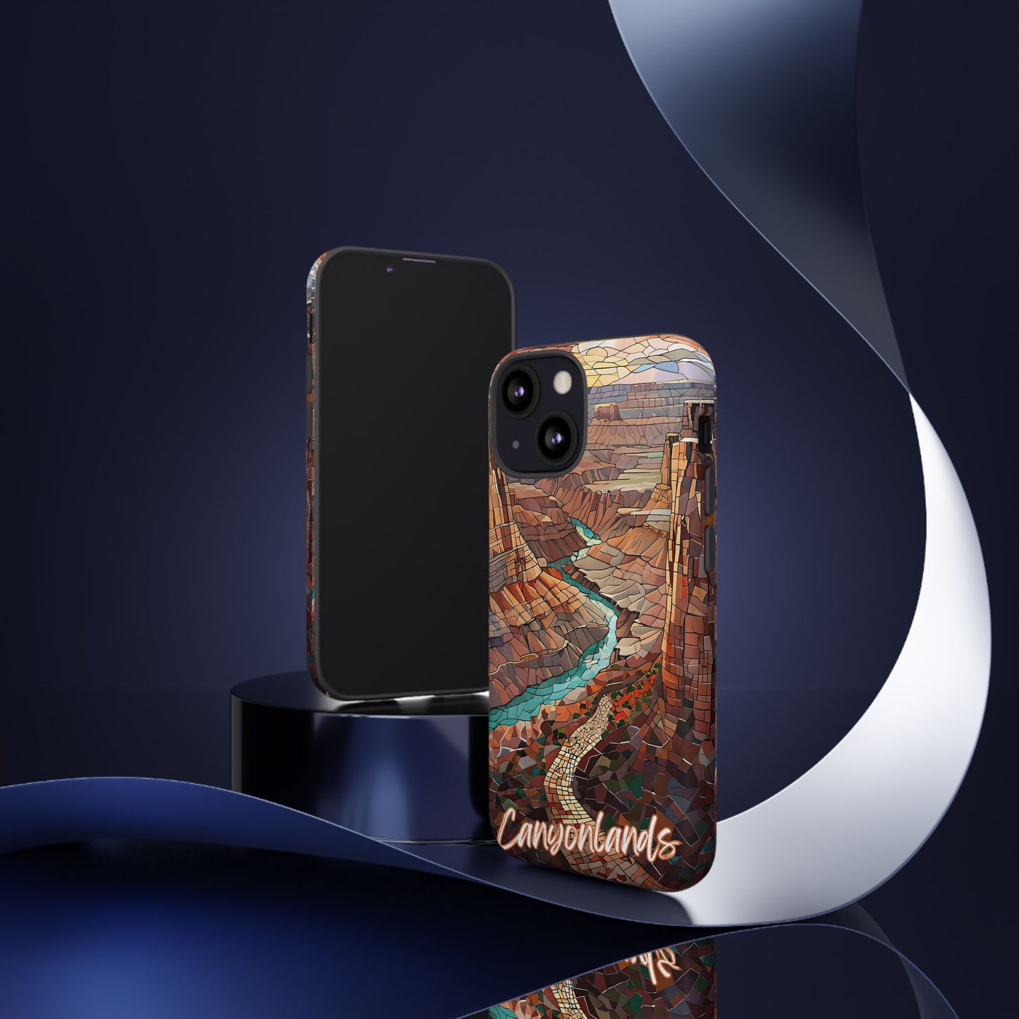 Canyonlands Mosaic Tough Phone Case - Red Rock Desert Vibes, National Park Aesthetic, Compatible with iPhone, Galaxy, and Google Phones