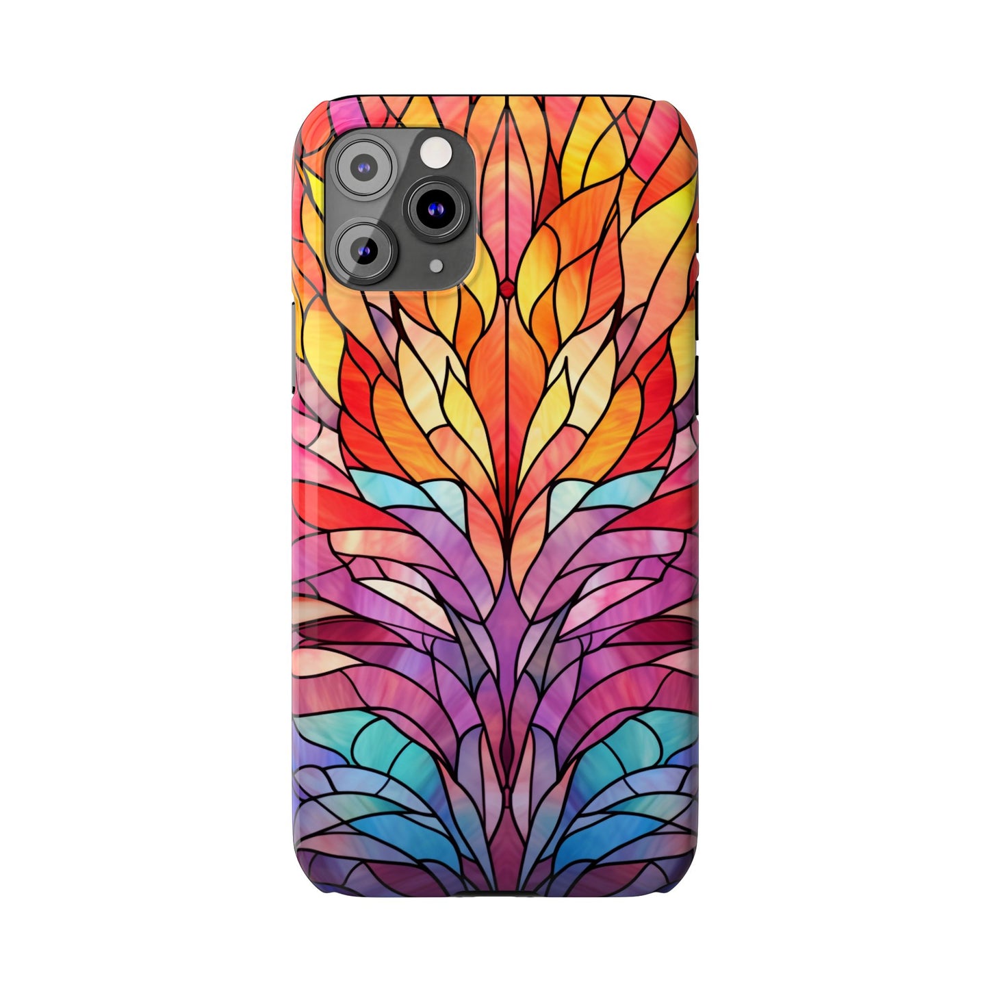 Vibrant Floral Slim Phone Cases, Colorful Smartphone Cover, Artistic Phone Skin, Unique Gift for Her, Nature-Inspired Accessory