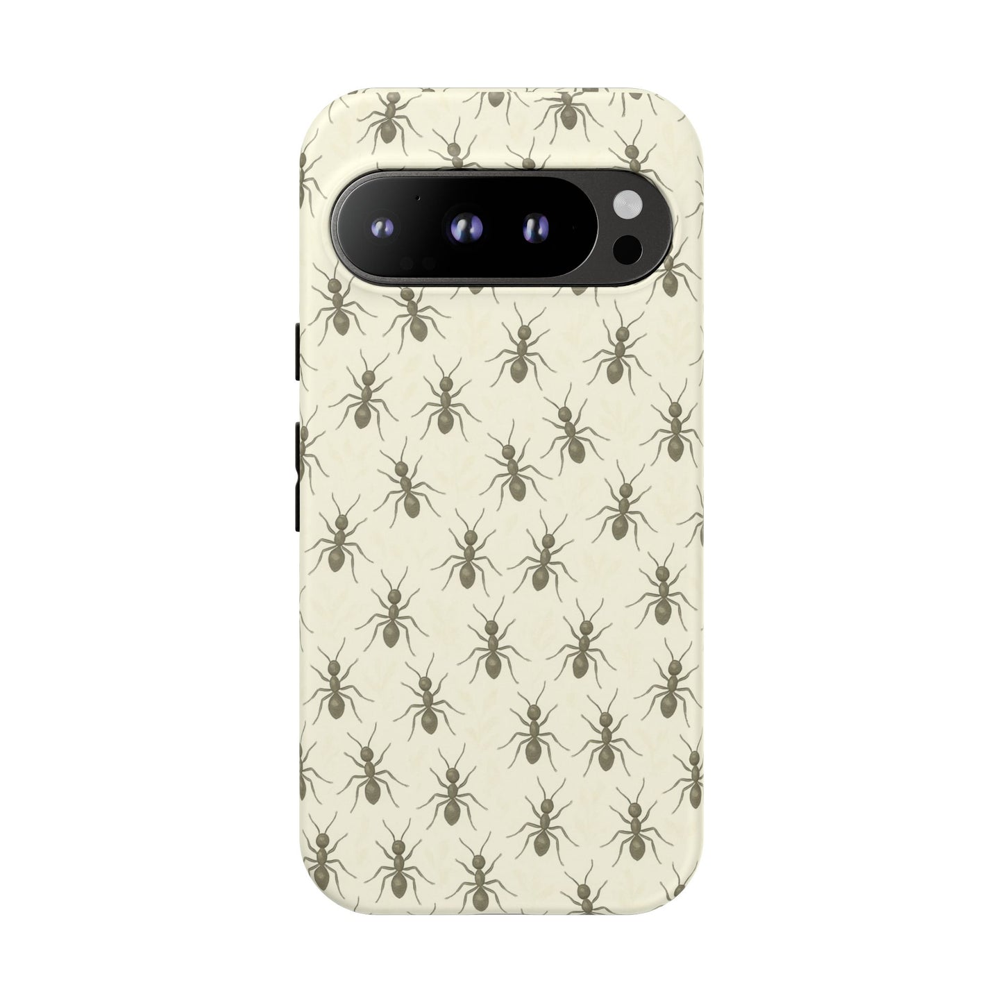 Marching Ant Pattern Tough Phone Case - Realistic Insect Art, Minimalist Nature Aesthetic, Compatible with iPhone, Galaxy, and Google Phones
